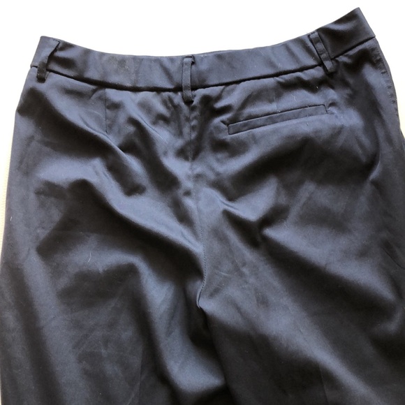 Talbots navy pleated trousers pants - Picture 6 of 9